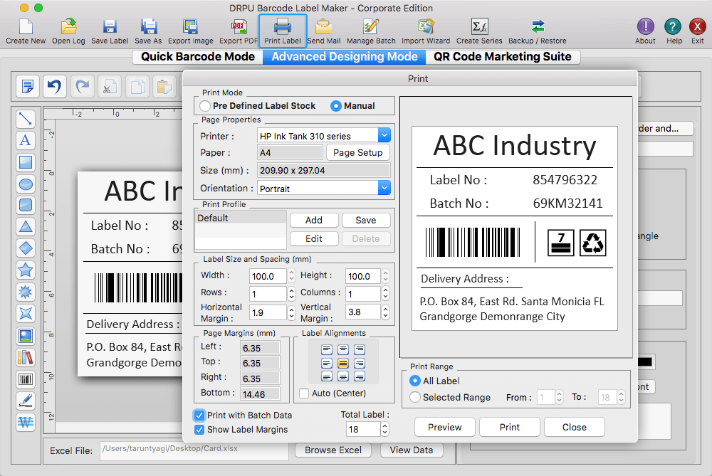 Print Barcode Label Software